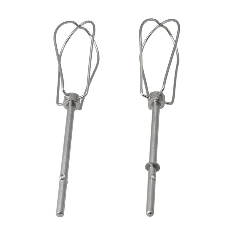Walmine W10490648 Sliver Metal Hand Mixer Turbo Beaters Replacement for KHM Series, Replaces KHM2B, AP5644233, W10240913, PS4082859(Pack of 2) - Image 1